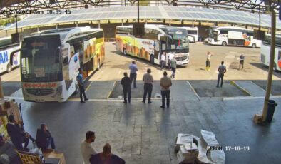 Kazaya karışan otobüsün Diyarbakır otogarından çıkış görüntüsü ortaya çıktı