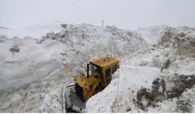 Şırnak’ta mayıs ayında karla mücadele