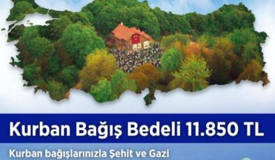 TSK Mehmetçik Vakfı’nın kurban bağış bedelleri belli oldu