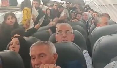 Türk Hava Yollarının uçağında saatlerce beklediler