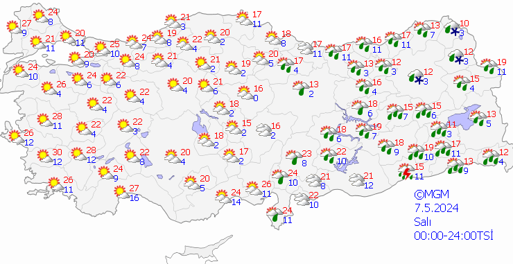 Ülkenin doğu kesimlerinde sağanak ve kar yağışı bekleniyor