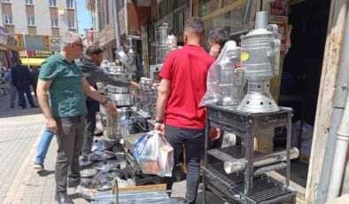 Van’da mangal ve semaver satışları artışta