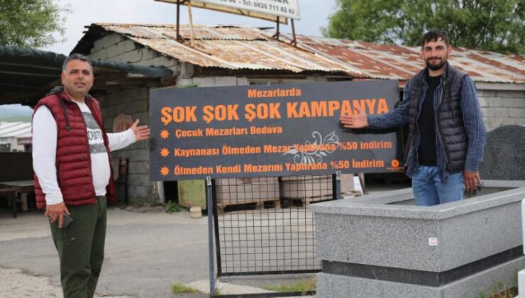 Varto’da ölmeyen kaynanası için indirimli mezar taşı kampanyası