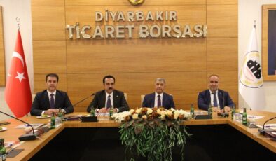 Erbil Valisi ve Ticaret Heyeti, Diyarbakır Ticaret Borsası’nı ziyaret etti