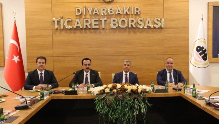 Erbil Valisi ve Ticaret Heyeti, Diyarbakır Ticaret Borsası’nı ziyaret etti