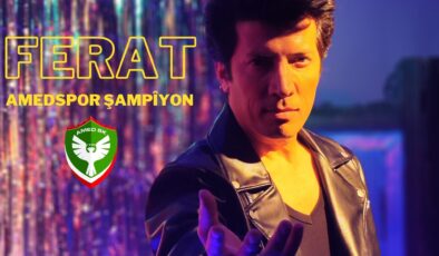 Kürt Pop Sanatçısı Ferat’tan Amedspor Marşı: Şampiyonluk Coşkusunu Şarkıyla Taçlandırdı