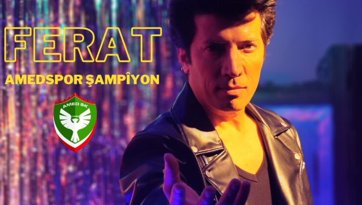 Kürt Pop Sanatçısı Ferat’tan Amedspor Marşı: Şampiyonluk Coşkusunu Şarkıyla Taçlandırdı