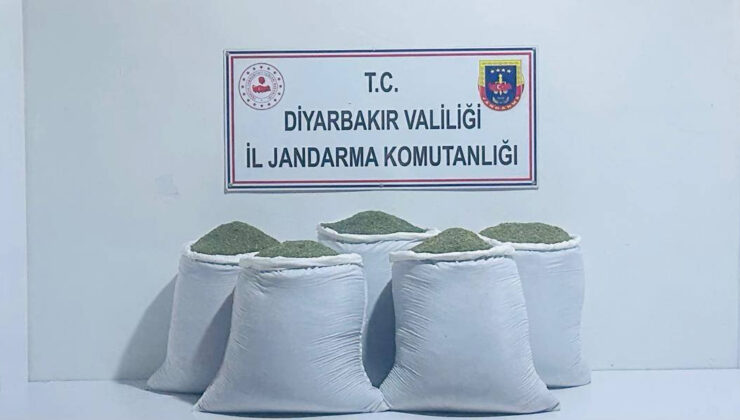 Diyarbakır’da 230 kilo esrar ele geçirildi