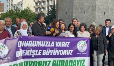 Dem Parti Birecik İlçe Başkanlığına düzenlenen silahlı saldırı Diyarbakır’da protesto edildi