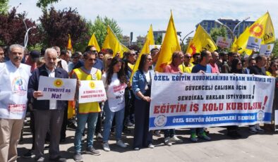 Diyarbakır’daki eğitimciler iş bıraktı