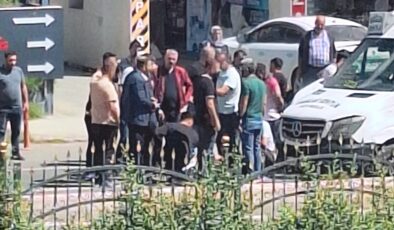 Urfa Bulvarı’nda Kaza: Otomobil motorsikletliye çarptı