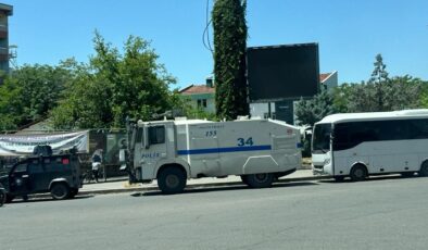 Diyarbakır’da Kobani davası eylemi öncesi yoğun güvenlik önlemi