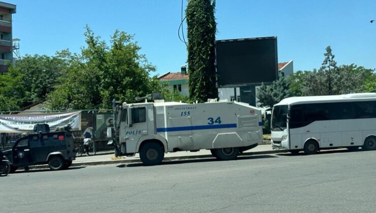 Diyarbakır’da Kobani davası eylemi öncesi yoğun güvenlik önlemi