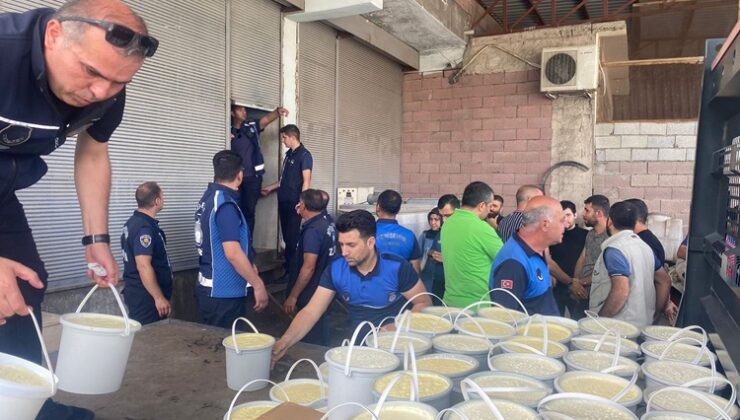 Diyarbakır’da halkın sağlığını tehdit eden yoğurtlar imha edildi