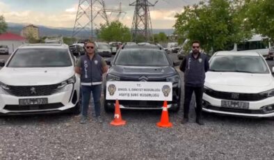 Bingöl’de çalıntı araçlar ele geçirildi: 1 kişi gözaltında !