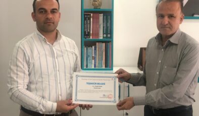 Gençlik Derneği’ne Teşekkür Belgesi