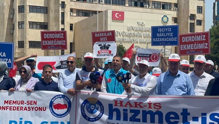 Diyarbakır’da Memur-Sen ve HAK-İŞ’ten emekçi kıyımı tepkisi