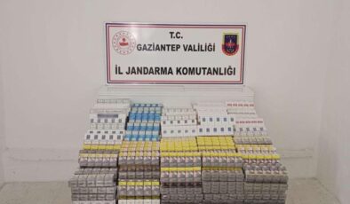 Piyasa değeri 1 milyon 346 bin TL olan kaçak sigara ele geçirildi