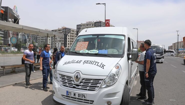 Büyükşehir Belediyesi Toplu taşıma araçlarını denetledi