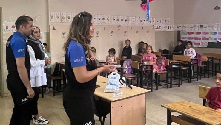 Şırnak’ta öğrencilere afet farkındalık eğitimi verildi