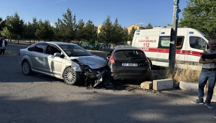 Diyarbakır’da kaza 2’si çocuk 7 yaralı