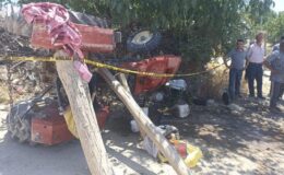Malatya’da traktör kazası: 2 yaralı