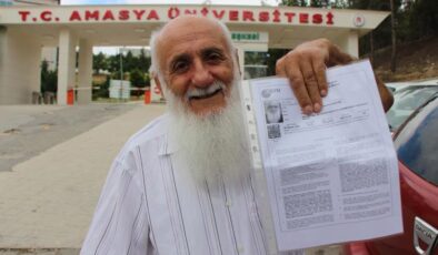 82 yaşındaki dede : “Mezara kadar okumak istiyorum”