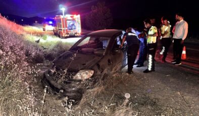 Adıyaman’da şarampole devrilen otomobildeki 1 kişi öldü, 6 kişi yaralandı