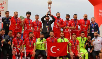 Ampute Milli Takımı, şampiyonluk kupasını aldı