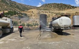 Batman’da petrol sahası yangını söndürüldü
