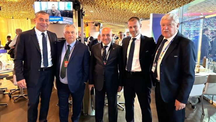 Büyükekşi, FIFA ve UEFA başkanlarıyla buluştu
