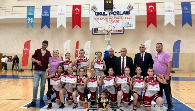 Canik kız basketbol takımı Türkiye şampiyonu
