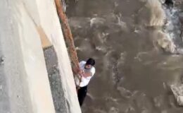 Çay yatağında mahsur kalan 2 kişi kurtarıldı