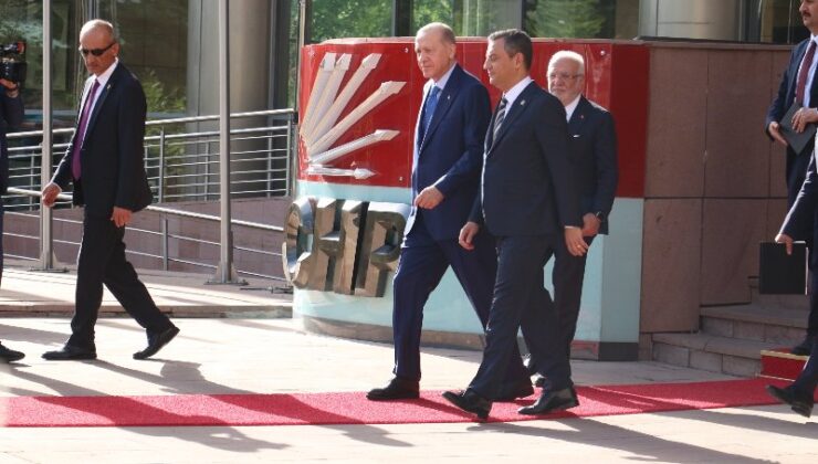 Erdoğan ve Özel’in görüşmesi tamamlandı