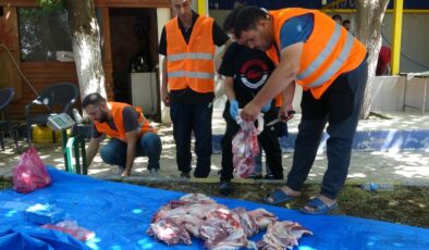 Diyarbakır’da 600 aileye kurban eti dağıtıldı