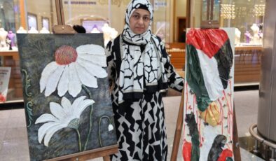 Diyarbakır’da filistin için sanat sergisi düzenlendi