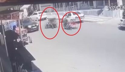 Diyarbakır’da sepetli motosiklet kazası