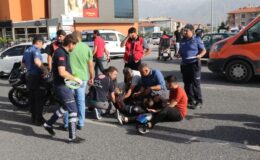 Erzincan’da motosiklet kazası: sürücü ağır yaralı