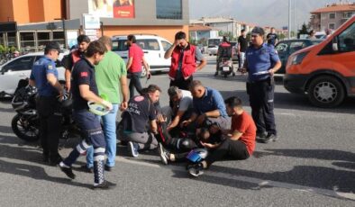Erzincan’da motosiklet kazası: sürücü ağır yaralı