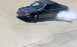 Drift yapan sürücüye ağır ceza