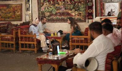 Gaziantep’te mağarada soba ile ısınıyorlar