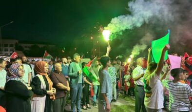 Gölbaşı’nda özgür Filistin mitingi