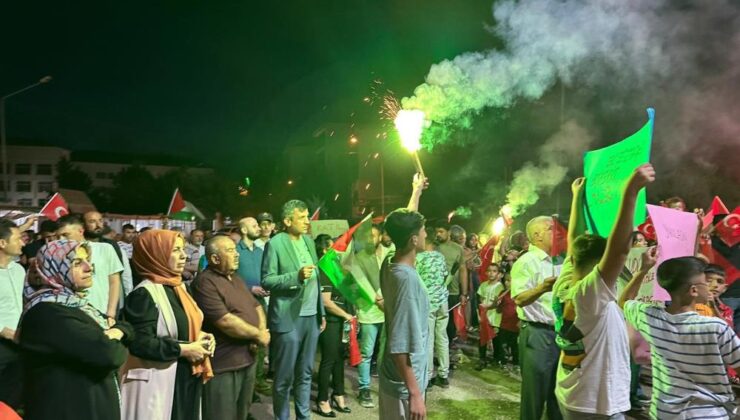 Gölbaşı’nda özgür Filistin mitingi