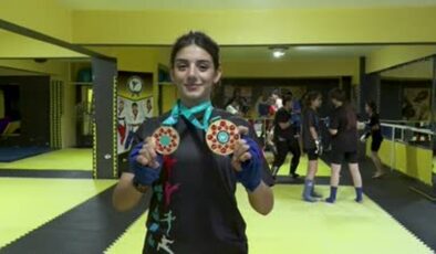 Diyarbakır’da genç kick boks yıldızı