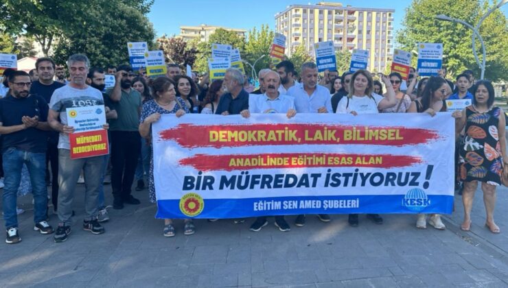 Diyarbakır’da Eğitim Sen’den yeni müfredat tepkisi
