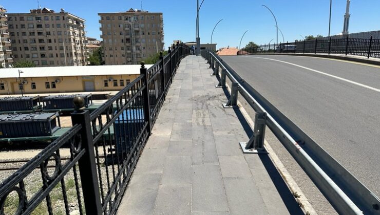 Diyarbakır’da İstasyon Köprüsü’nde engelli yolu eksik