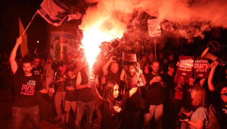 İsrail’de protestolar, erken seçim çağrısı yaptılar
