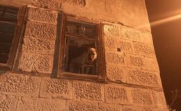 Kayıp kangal köpek harabe binada bulundu