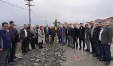 Kulp ilçesinde doğalgaz altyapı çalışmaları durduruldu