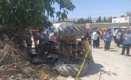 Malatya’da traktör kazasında sürücü kurtarılamadı